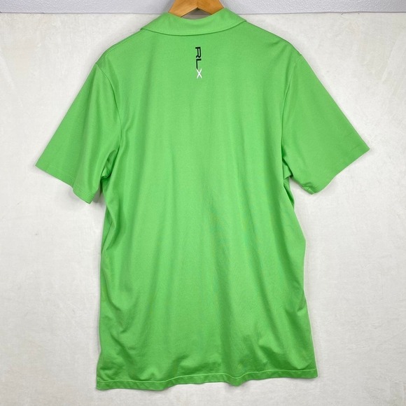 RLX Ralph Lauren Classic Fit Performance Polo Shirt Lime Green Golf Size Large - Picture 4 of 4